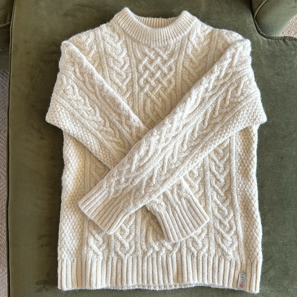 100% Wool Authentic Fisherman Sweater